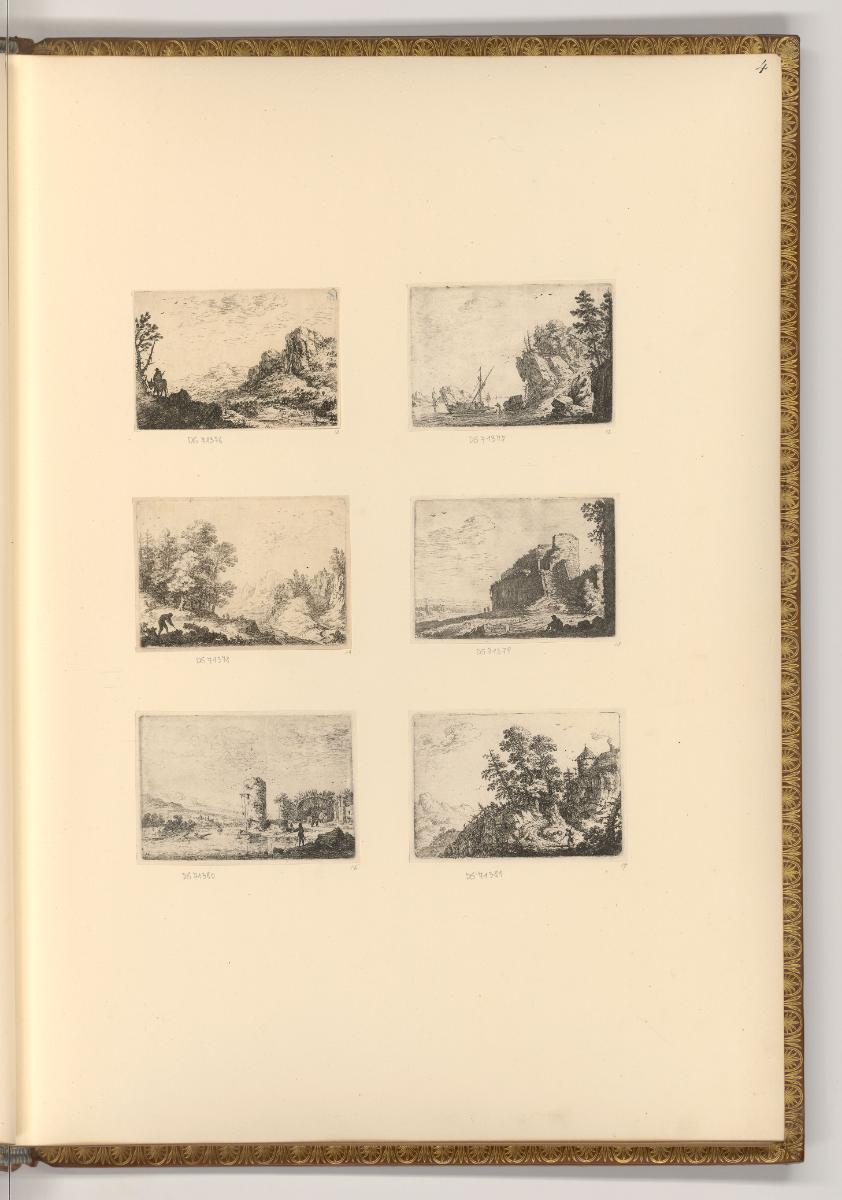 Herman Saftleven. Ian van Aken. Ian ab Almeloveen., Landschaften, Inv. Nr.: Holland nach Sektio…
