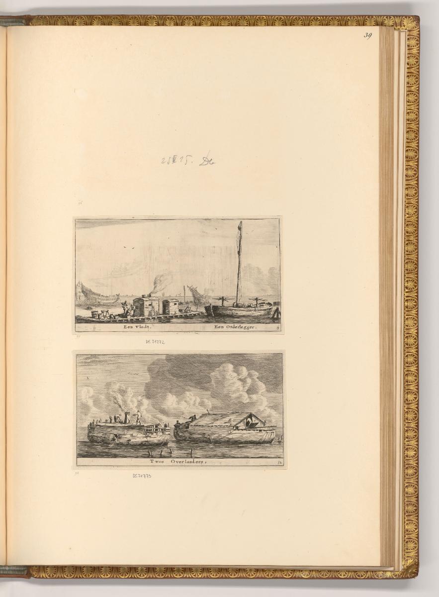 Reinier Nooms dit Zeeman, Schiffe und Ansichten von Amsterdam, Inv. Nr.: Holland nach Sektionen…