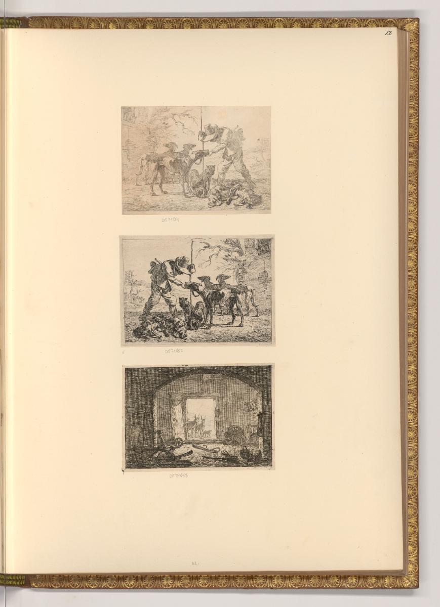 Simon de Vlieger; Roeland de Laer; Pieter de Laer; P. V. H.; I. Ionckheer; Dirk Stoop, Jagdhund…