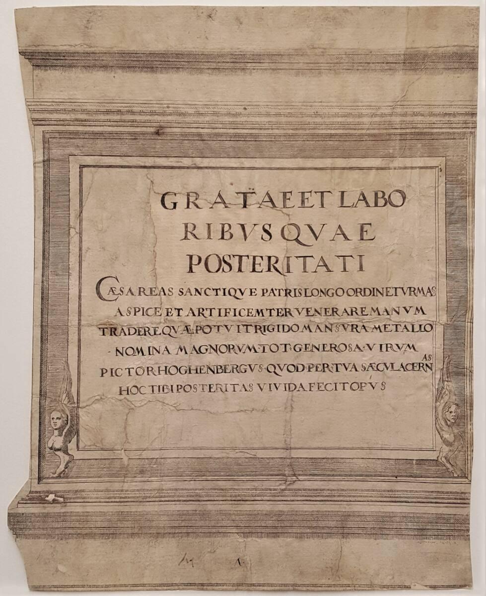 Triumphzug Kaiser Karls V. und Papst Clemens VII. nach der Kaiserkrönung am 24. Februar 1530 in…
