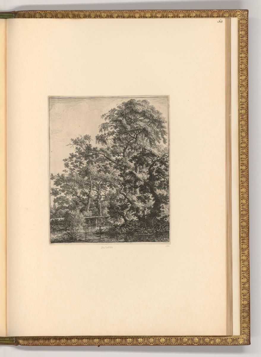 Antoni Waterloo, Kleine Brücke über einen Fluss, Inv. Nr.: Holland nach Sektionen III/28, H/III…