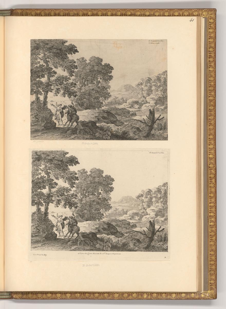 Herman van Swanefelt, Bileam und der Engel, Inv. Nr.: Holland nach Sektionen III/29, H/III/29/4…
