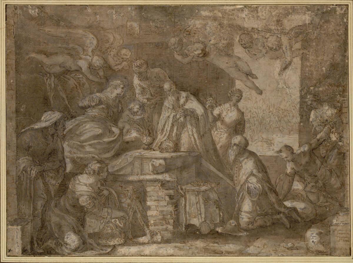 Anonym, Anbetung der Könige, Inv. Nr.: 1535
