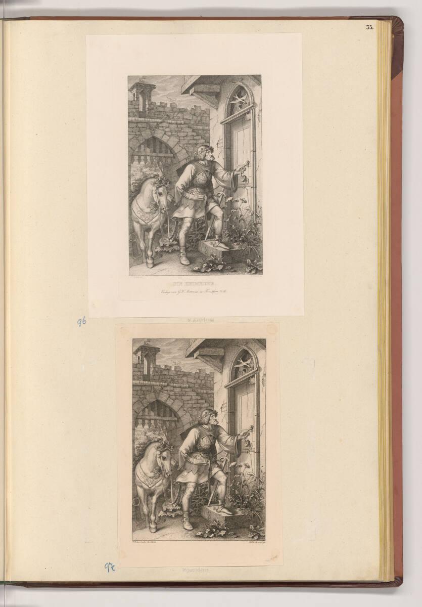 Heimkehrender Ritter, Inv. Nr.: ÖK/Schwind/35