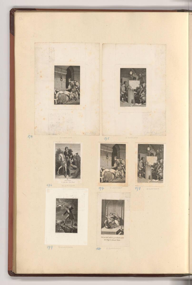 Literatur-Illustrationen; Spindler, Carl: Vergissmeinnicht (Buchillustration), Inv. Nr.: ÖK/Sch…