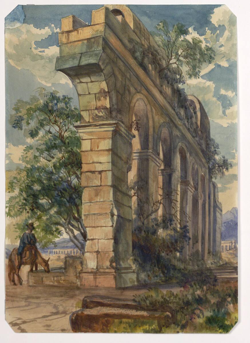 Anonym, Ruine eines Aquädukts in der römischen Campagna, Inv. Nr.: 35106