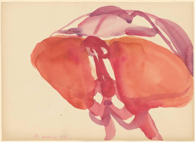 Maria Lassnig, Kopf, Inv. Nr.: 35162