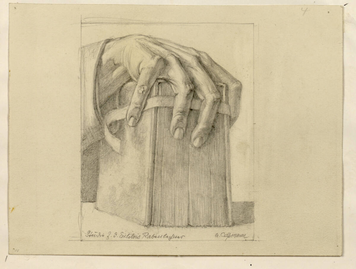 Studie für das Exlibris Rabenlehner, Alfred Cossmann