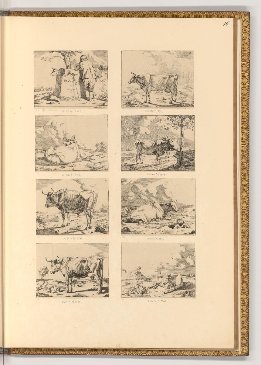 Paulus Potter; Marc de Bye, Diverse Rinder, Inv. Nr.: Holland nach Sektionen III/39, H/III/39/1…