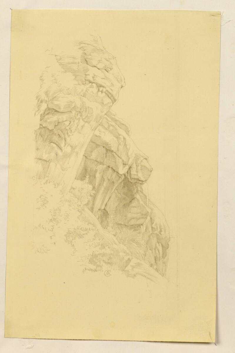 Alfred Cossmann, Felsstudie, Inv. Nr.: 35204