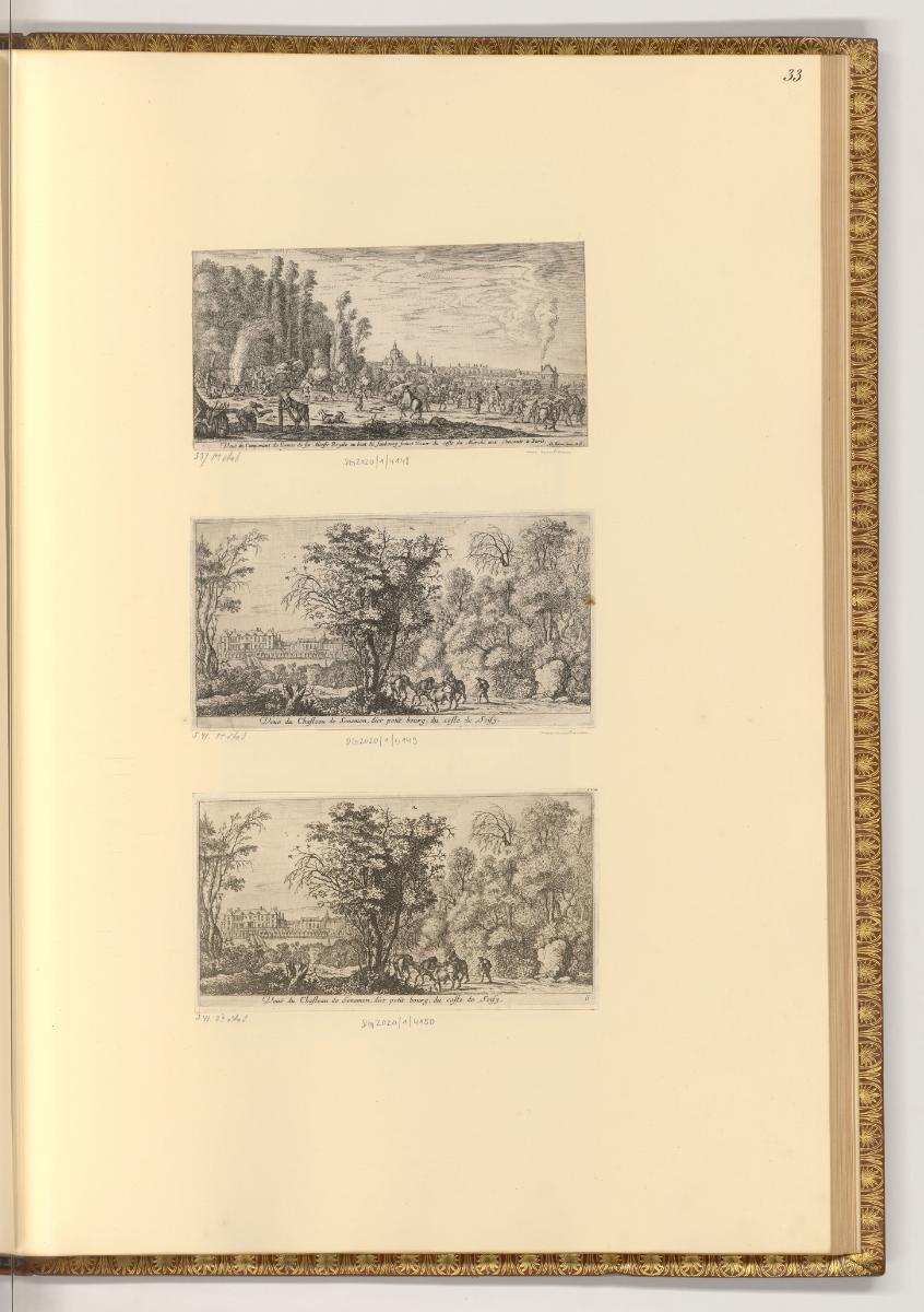 Albert Flamen, Ansichten der Umgebung von Paris, Inv. Nr.: Holland nach Sektionen III/40, H/III…
