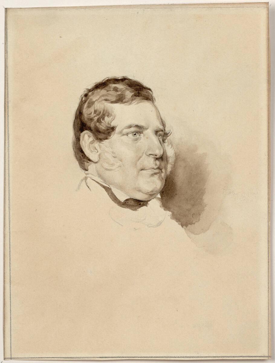 Josef Kriehuber, Bildnis des Schauspielers Koch, Inv. Nr.: 35226r