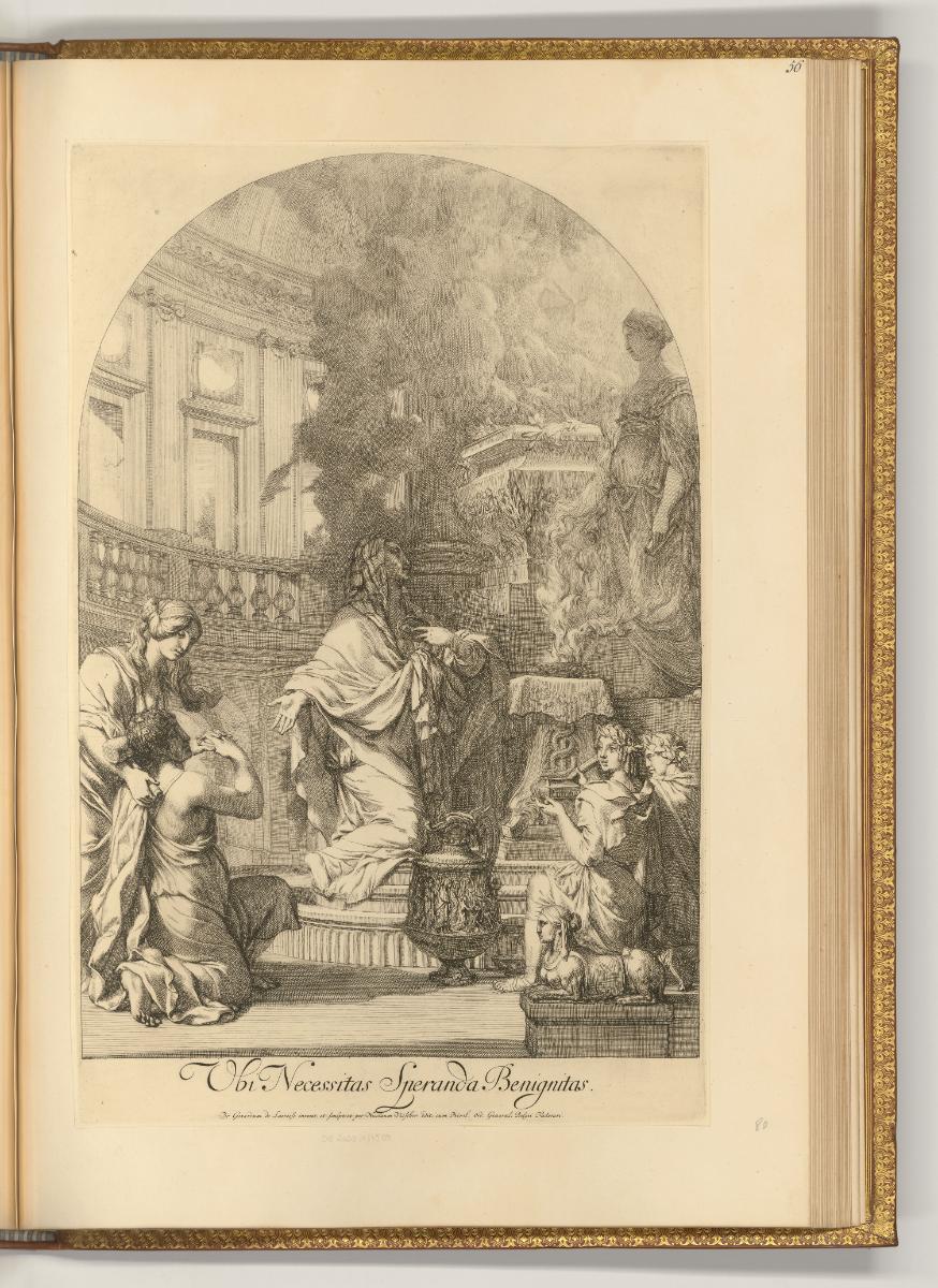 Gerard de Lairesse, Opfer eines jungen Mannes, Inv. Nr.: Holland nach Sektionen III/41, H/III/4…