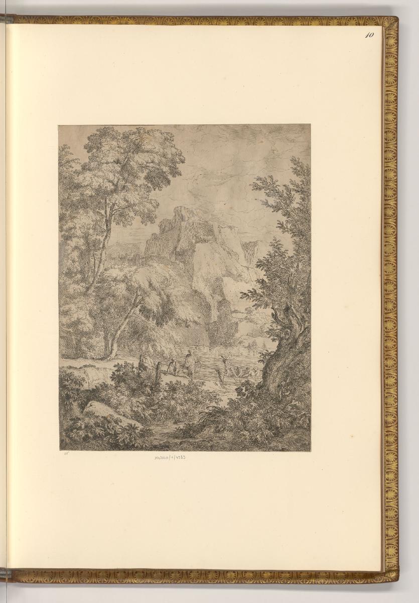 Abraham Genoels. Francois Milet., Personengruppe in antikischem Gewand an einem Seeufer, Inv. N…
