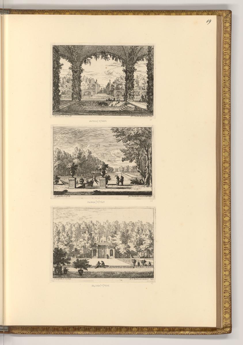 Abraham Genoels. Francois Milet., Landschaftsgarten, Inv. Nr.: Holland nach Sektionen III/42, H…