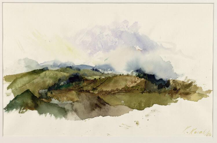 Karl Korab , Landschaft im Waldviertel bei Rappottenstein, Inv. Nr.: 35279