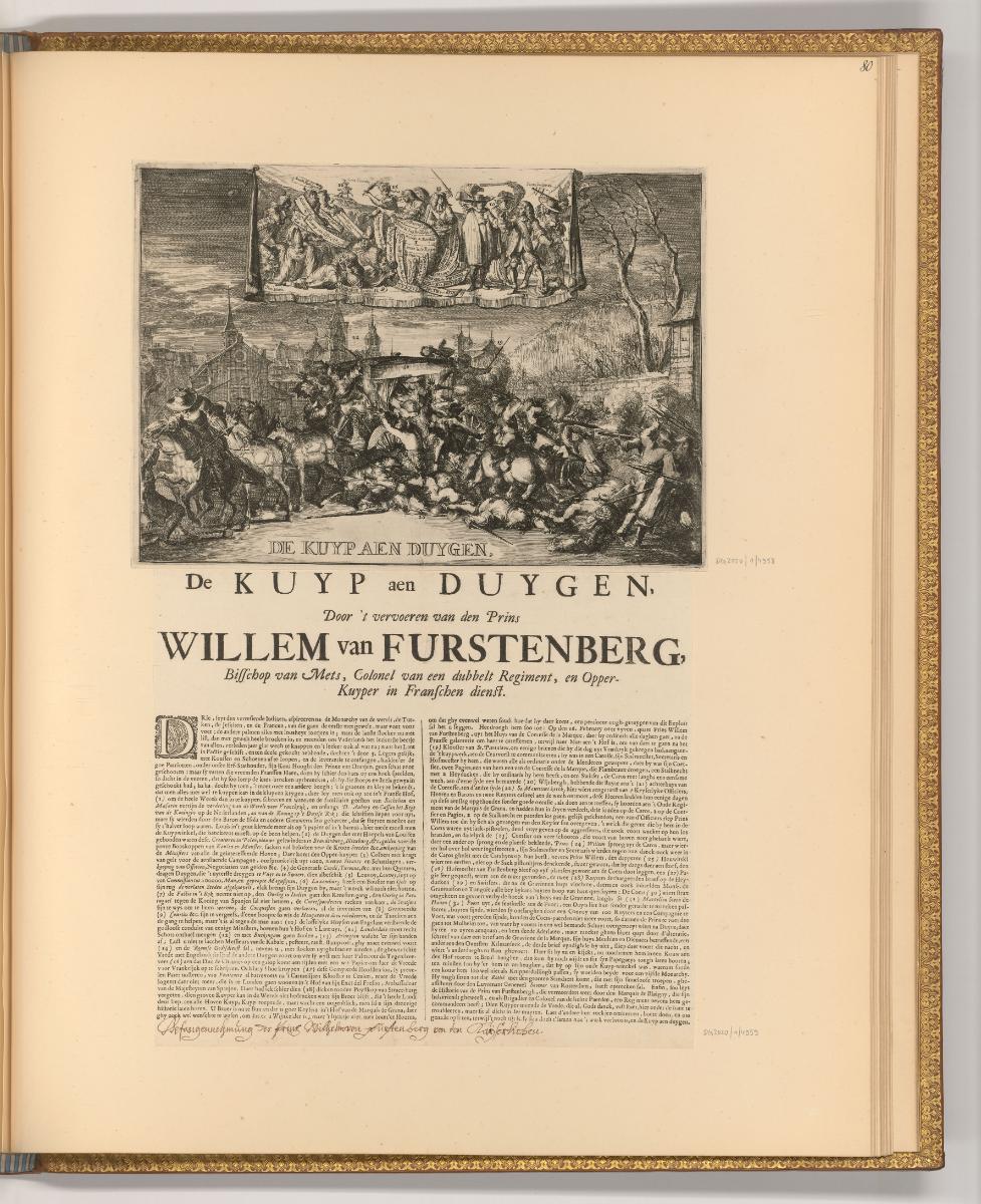 Romein de Hooghe Vol. II., Die Gefangennahme von Prinz Wilhelm Egon von Fürstenberg 1674, Inv. …