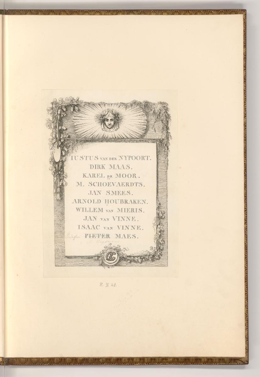 Justus van der Nypoort; Dirk Maas; Karel de Moor; M. Schoevaerdts; Jan Smees; Arnold Houbraken;…