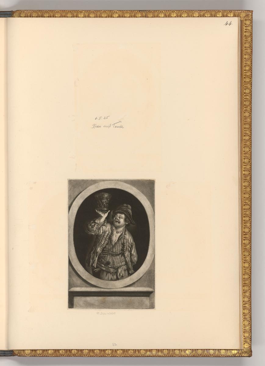 Cornelis du Sart, Mann mit Kelch, Inv. Nr.: Holland nach Sektionen III/49, H/III/49/44