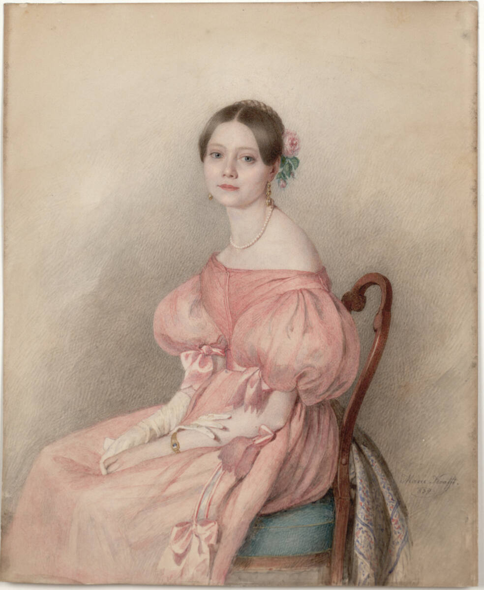 Bildnis Lotte Krafft, geb. Müller, Marie Krafft, 1834