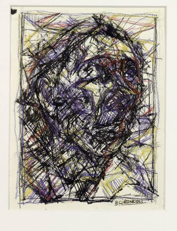 Bruno Gironcoli, Männerkopf, Inv. Nr.: 35448