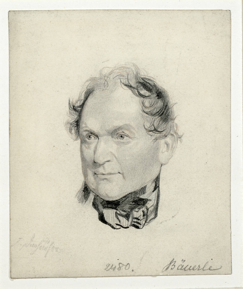Bildnis Adolf Bäuerle, Josef Kriehuber