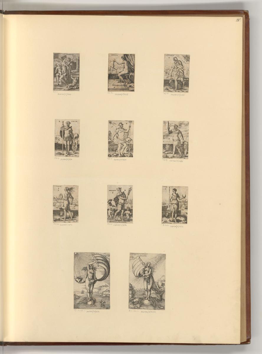 Französische Druckgrafik des 16. und 17. Jahrhunderts, Diverse Götter und Personifikationen, In…