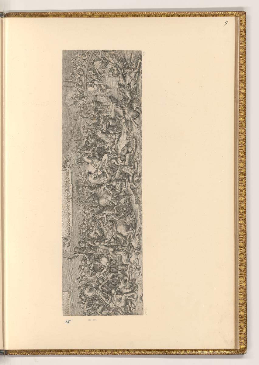 Kupferstiche von  Pierre Woeiriot de Bouzey, Sieg Konstantins über Maxentius, Inv. Nr.: Frankre…