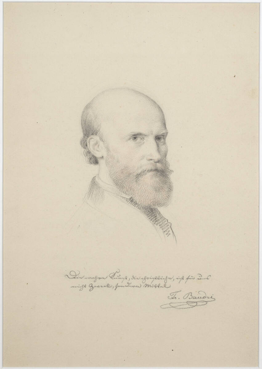 Der Glasmaler, Kunstschriftsteller und Politiker Friedrich Baudri (1808–1874), Leopold Kupelwieser
