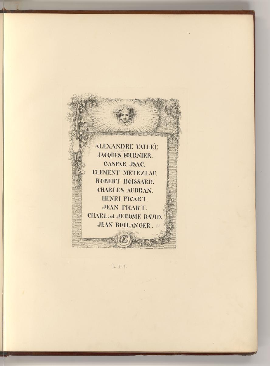 Französische Kupferstiche des späten 16. und 17. Jahrhunderts, Alexandre Vallée; Nicolas Drusse…