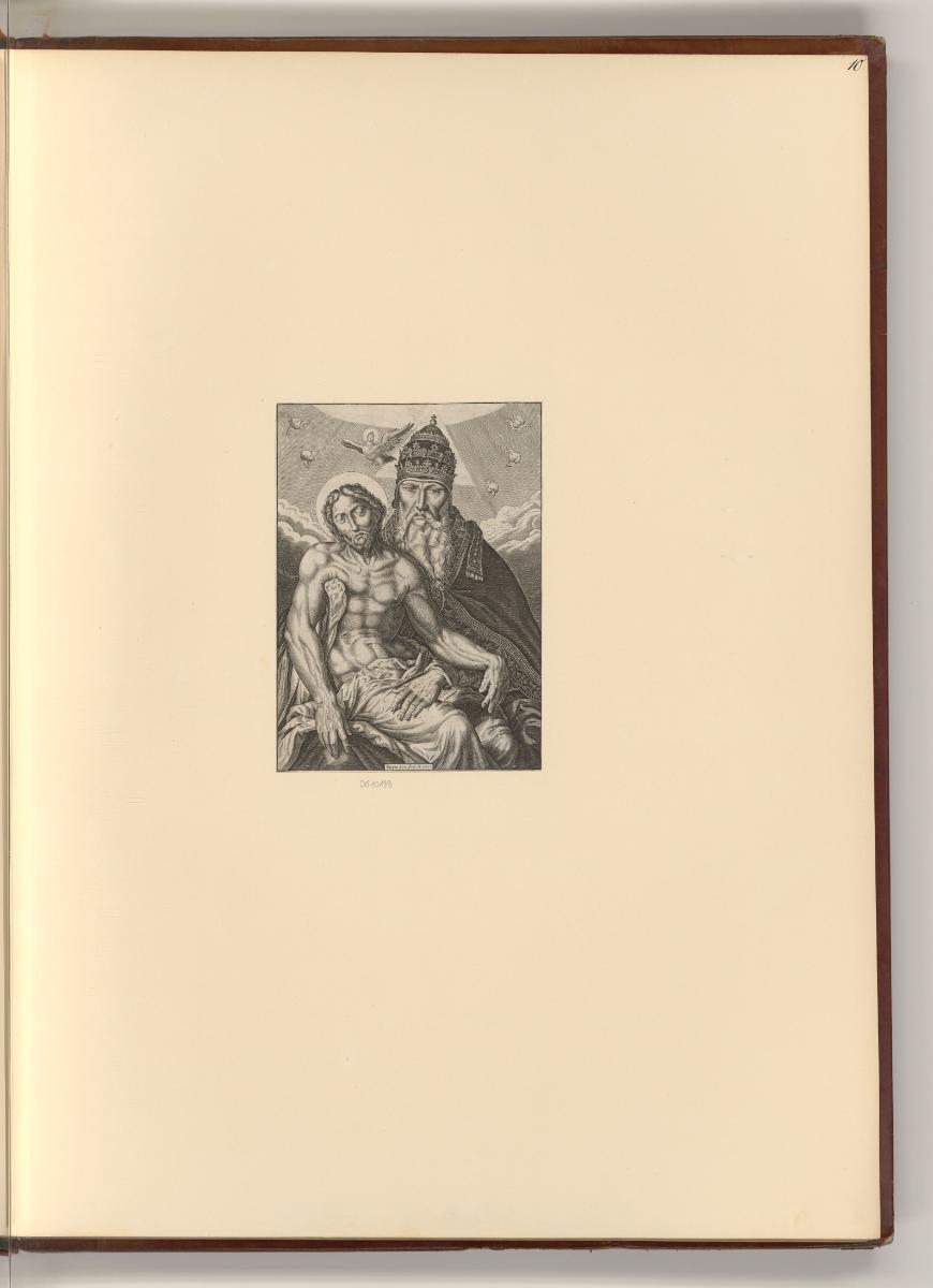 Französische Kupferstiche des späten 16. und 17. Jahrhunderts, Dreifaltigkeit
, Inv. Nr.: Fran…