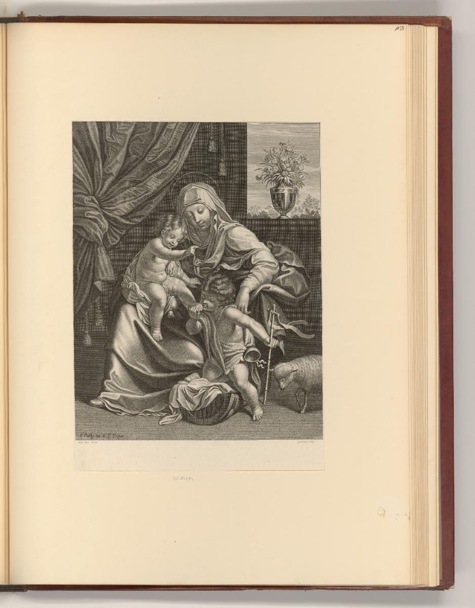 Französische Kupferstiche des späten 16. und 17. Jahrhunderts, Maria mit Kind und Johannesknabe…