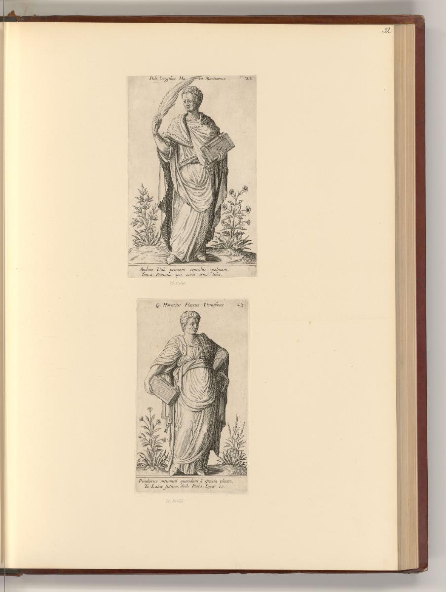Französische Kupferstiche des späten 16. und 17. Jahrhunderts, Vergil; Horaz, Inv. Nr.: Frankre…