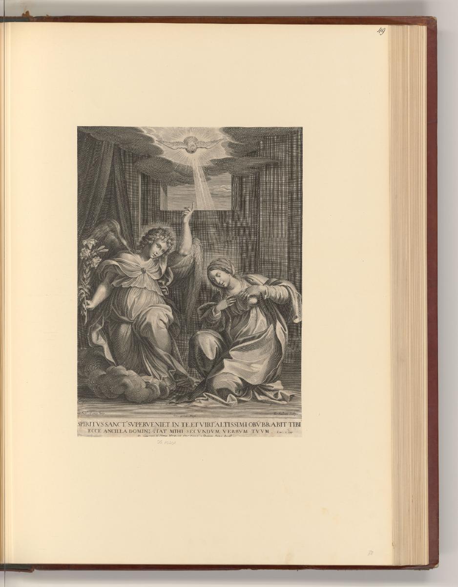 Französische Kupferstiche des späten 16. und 17. Jahrhunderts, Verkündigung an Maria, Inv. Nr.:…