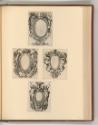 Französische Kupferstiche des späten 16. und 17. Jahrhunderts, Kartuschen mit Rollwerk und Grot…