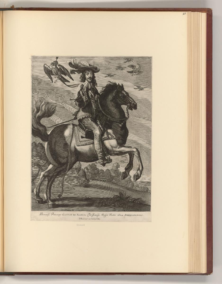 Französische Kupferstiche des späten 16. und 17. Jahrhunderts, Reiterporträt Gaston de Bourbon,…