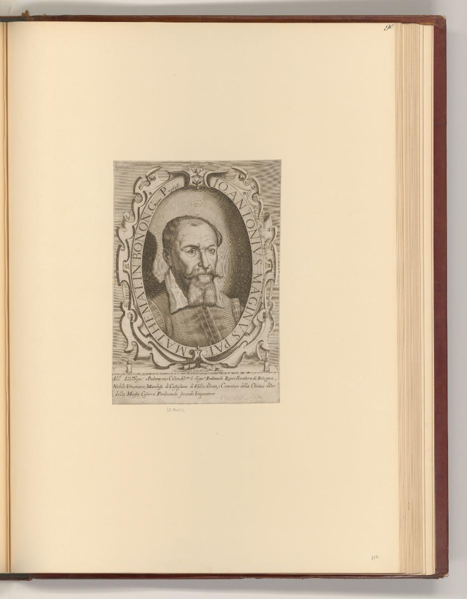 Französische Kupferstiche des späten 16. und 17. Jahrhunderts, Porträt Giovanni Antonio Magini,…
