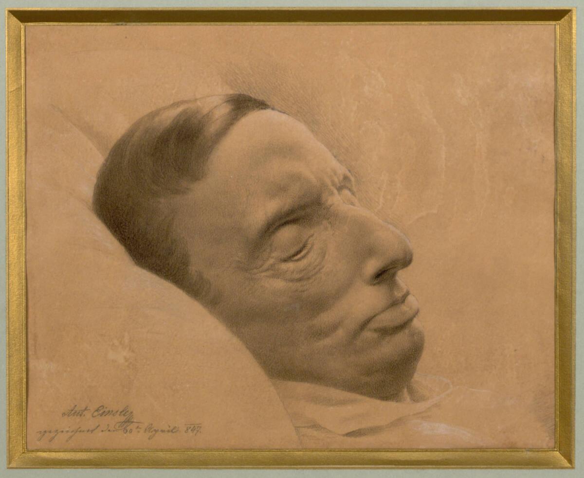Anton Einsle, Erzherzog Carl am Totenbett, Inv. Nr.: 35741