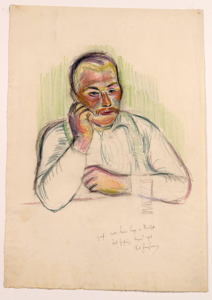 Anton Faistauer, Gefangener Russe, Inv. Nr.: 35745