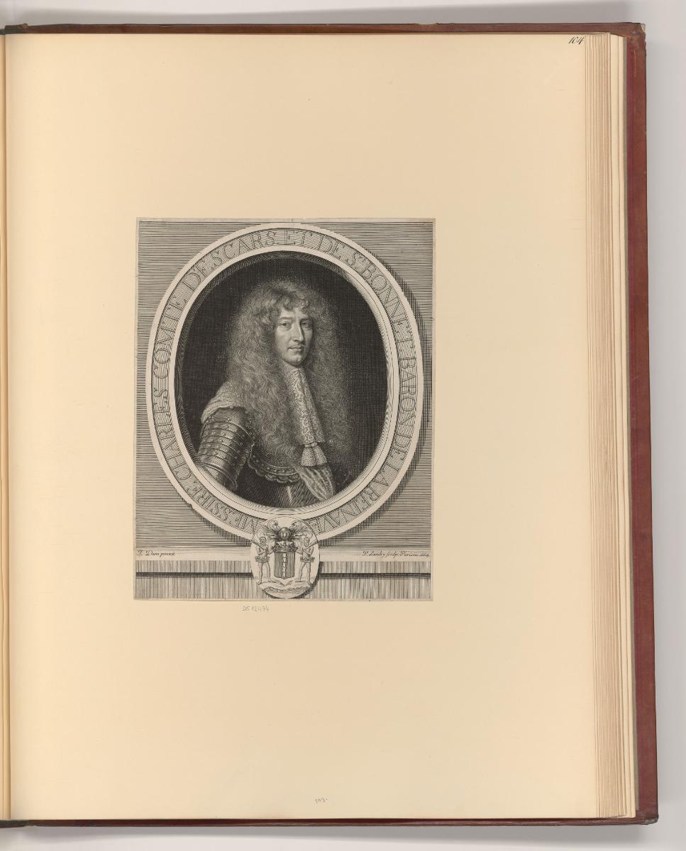 Französische Kupferstiche des 17. Jahrhunderts, Porträt Charles Count of Cars, Inv. Nr.: Frankr…