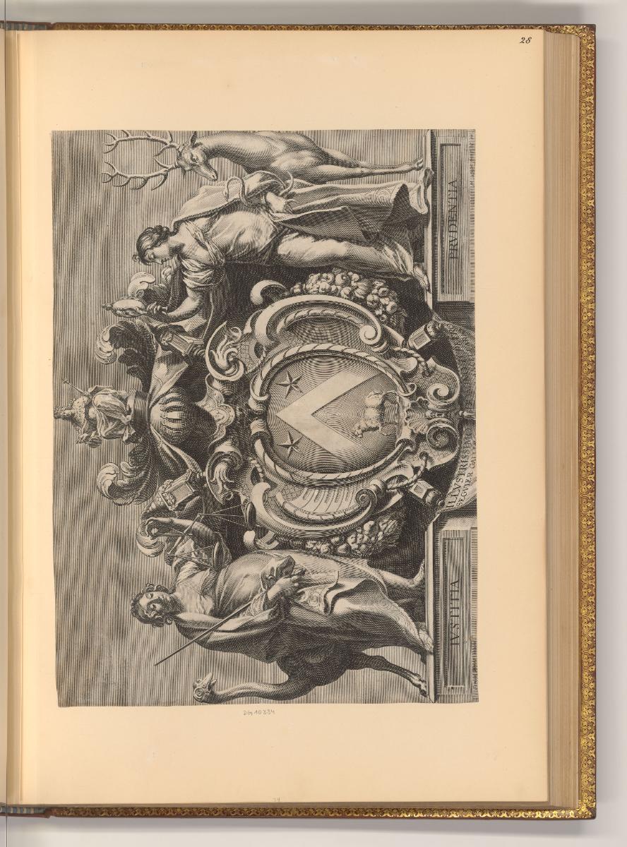 Kupferstiche von Michel Lasne, Justitia und Prudentia, Inv. Nr.: Frankreich nach Sektionen I/8,…