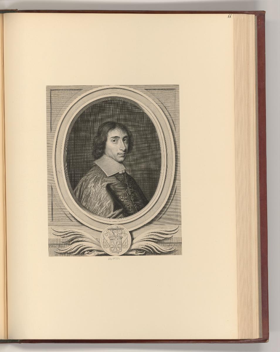 Druckgrafiken von Pierre Daret, Pierre Lombard und Jean Lenfant., Porträt Pierre de Bonzi als B…