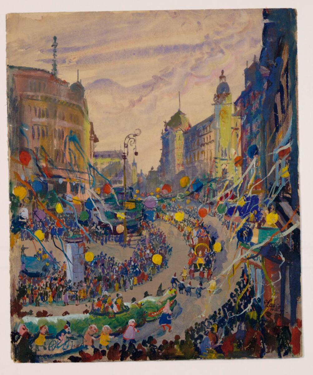 Oskar Laske, Faschingsfestzug, Inv. Nr.: 36010