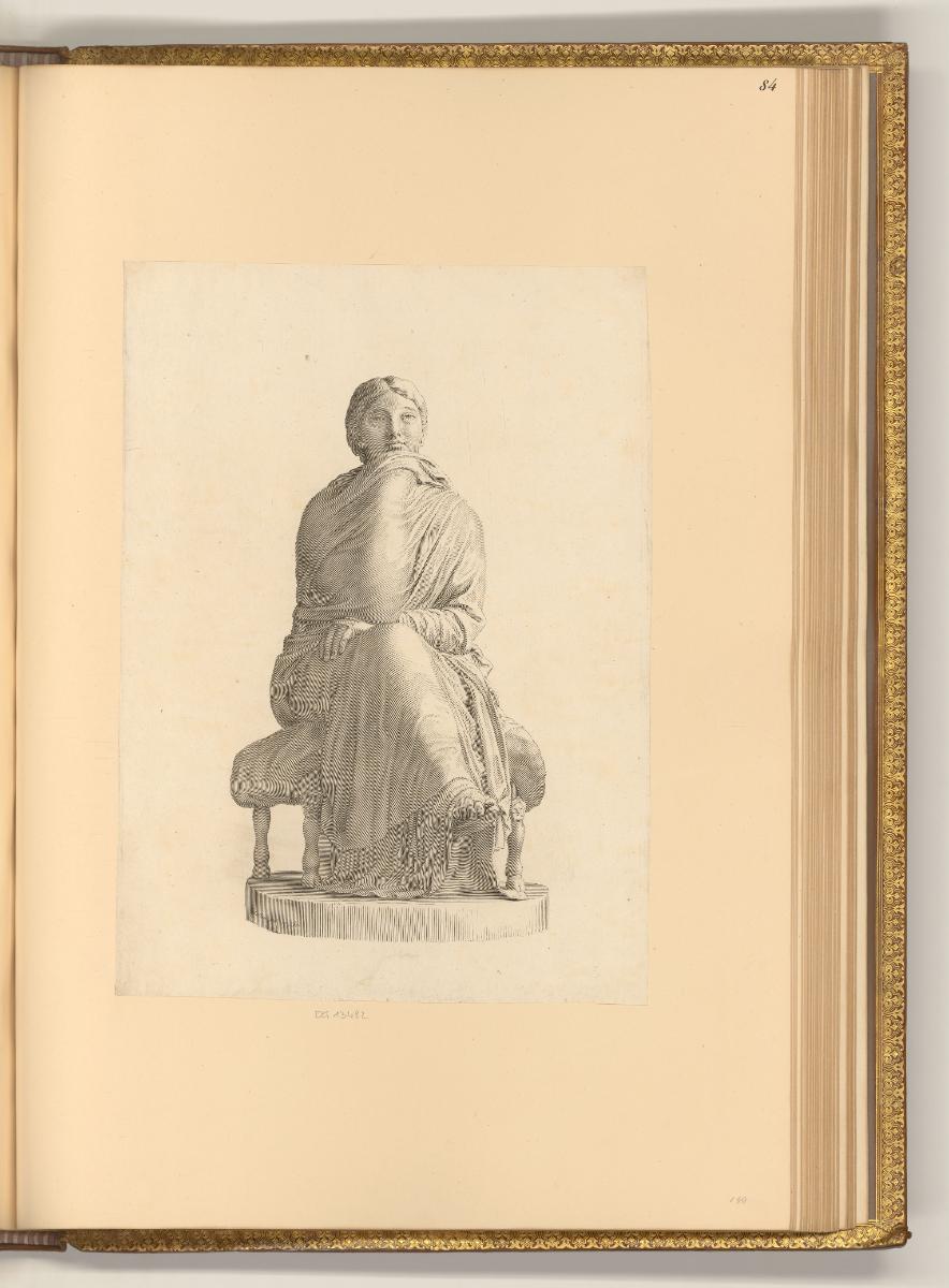 Kupferstiche von Claude Mellan, Agrippina, Inv. Nr.: Frankreich nach Sektionen I/12, F/I/12/84