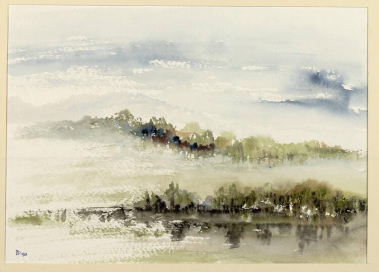 Herbert Felix Pfeiffer, Südliche Landschaft, Inv. Nr.: 36037