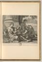 Druckgrafiken von Gilles Rousselet, Heilige Familie mit Engel bei Säule, Inv. Nr.: Frankreich n…