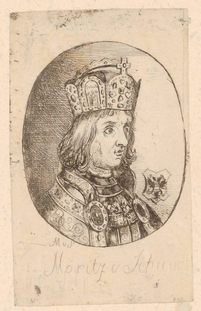 Kopf eines deutschen Kaisers, Moritz von Schwind