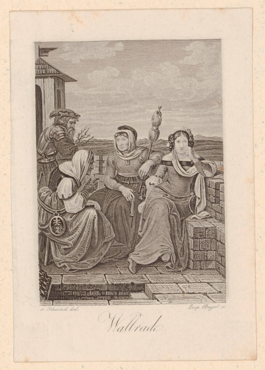 Spindler, Carl: Wallrade, in: "Der Jude" (Buchillustration), LeopoldBeyer, 1833