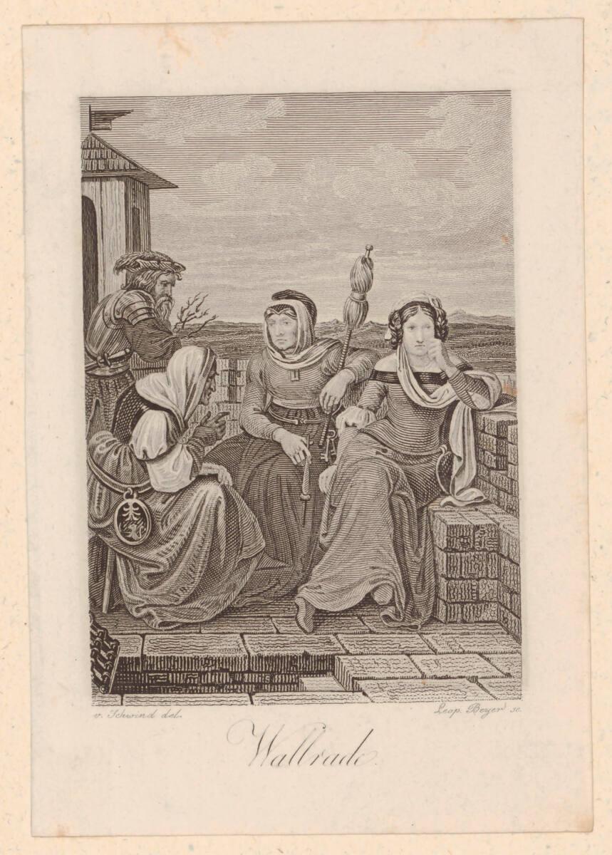 Spindler, Carl: Wallrade, in: "Der Jude" (Buchillustration), Inv. Nr.: DG2017/1/6466