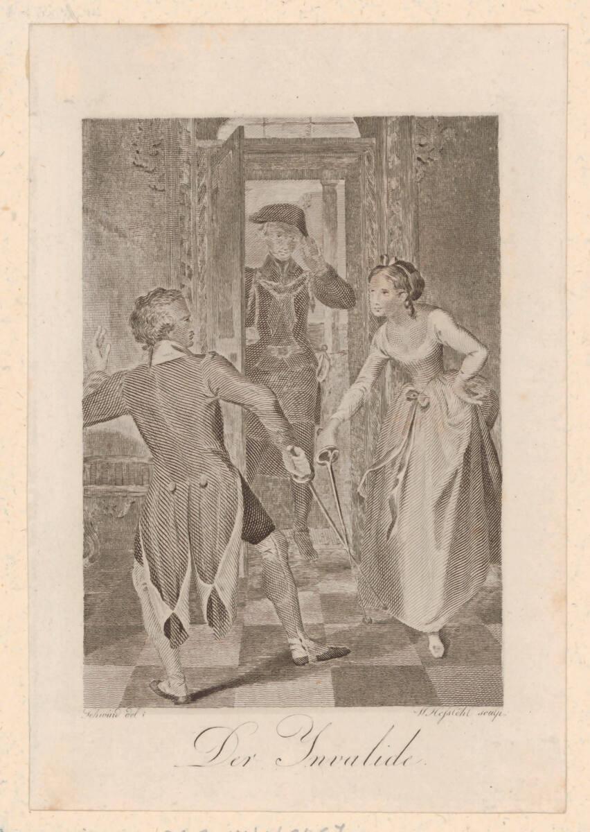 Spindler, Carl: Der Invalide (Buchillustration), Inv. Nr.: DG2017/1/6467